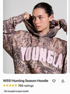 NWOT YOUNGLA Hunting Season Sweatshirt